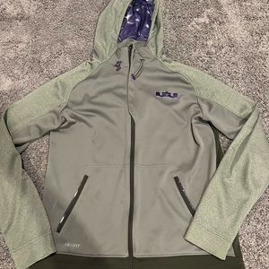Mens Lebron James zip up dry fit